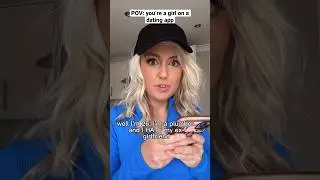 POV: you’re a girl on a dating app! #shorts #dating