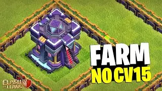 🔴AO VIVO🔴 VOLTAMOS!! COLOCANDO EM DIA A MINHA CV15! HORA DO FARM! - Clash of Clans