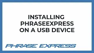 Installing text expander PhraseExpress in portable mode