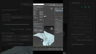 3ds max  : Creating Cloth simulation in 10 seconds with PolyCloth Brush Plugin 