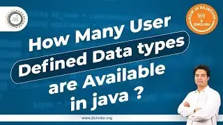 Core Java Interview Q & A || User Defined Data Types in java by Som Sir