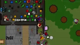 2v37 Clutch Using The Greenhouse Bunker In Surviv.io *NEW SURVIV.IO WORLD RECORD*