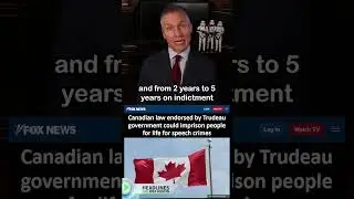 Canadian Law Allows Judges to Imprison People for Life for Speech Crimes 