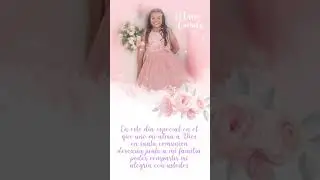 INVITACIÓN DIGITAL ANIMADA DE PRIMERA COMUNIÓN
