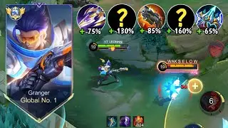GRANGER SUPER BEST 1 SHOT BUILD FOR GOLD LANE 2025!! (super intense battle) ☠️
