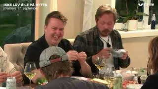 Ikke lov å le på hytta - Premiere 17.september