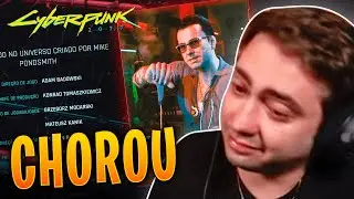 YOUTUBERS REAGINDO AOS CRÉDITOS DO CYBERPUNK 2077