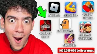 Probé Los 100 JUEGOS MÁS DESCARGADOS de CELULAR !! - TheDonato