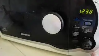Как настроить часы на микроволновке Samsung