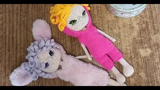 Кукла крючком. Часть 5. Вяжем комбинезон для куклы.
