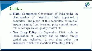 Lecture 27- Pharmaceutical Legislation (Part-3) BY PAYAL N. VAJA