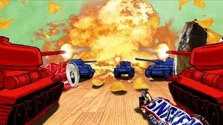 Roblox | RED VS BLUE WORLD OF TANKS - Tank Warfare! (Roblox Adventures)