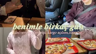 Benimle birkaç gün💕|üniversite alışverişi, kargo açılımı