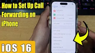 iOS 16: How to Set Up CALL FORWARDING on iPhone