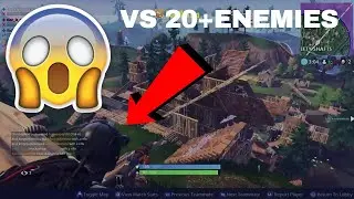 1 MAN VS 20+ PEOPLE Fortnite 50v50 (with commentary)