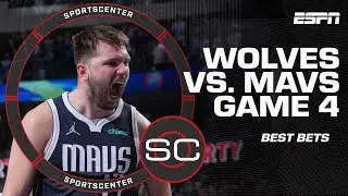 Best Bets for Wolves vs. Mavs Game 4 🙌 | SportsCenter