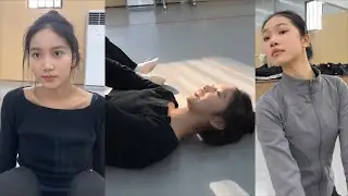 【4K】三舞蹈生練習之餘的交流 3人の舞踏生の練習の合間の交流    #Dance Student #DanceBasic Skills #chinese step dance #亮點滿滿 走光