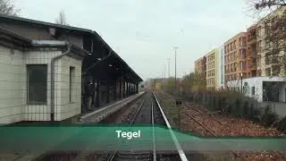 Führerstandsmitfahrt S-Bahn Berlin S25 Hennigsdorf - Gesundbrunnen