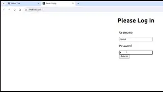 React connectivity to Node js  backend Login Authentication