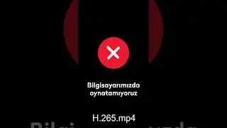H.265, or HEVC video CANNOT be played❓