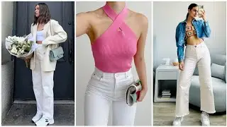 JEANS | PANTALON BLANCO OUTFITS 2024🤍