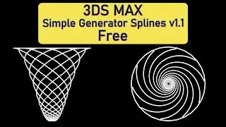 3ds max (Creating a spline with just one click) Free