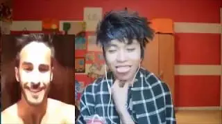 رد فعل متحول جنسيا عند رؤية شباب عرب