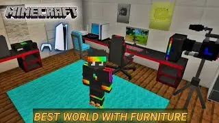 best furniture world and addon for minecraft pe 😀 !!!!!! so real work in   2gb 3gb 4gb ram  mobile