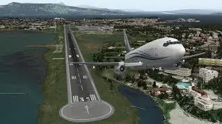 Flyjsim Boeing 737-200 Flown by Real 737NG Captain | Corfu - Athens - Corfu