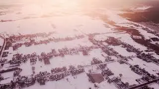 Милорадове з висоти пташиного польоту