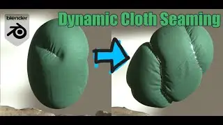 Dynamic Cloth Seaming - Blender 3D Animation Tutorial