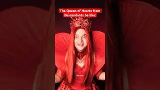 The Queen of Hearts from Descendants be like #shorts #descendants #ritaora #riseofred