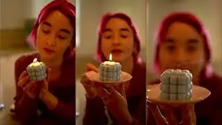 Puff Puff  cute home decor candle