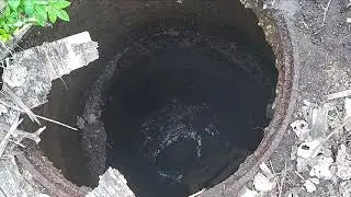 Спасение собаки из колодца