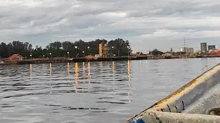 Sungguh indah nian Pemandangan pesisir Dumai dari dalam speed boat