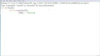 Python 3 Tutorial 13: Functions