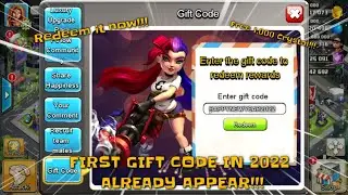 FIRST GIFT CODE IN 2022 IS ALREADY APPEAR!!! - CLASH OF ZOMBIE #clashgamer #giftcode