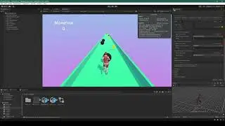 Unity Создание раннера 6. Смерть игрока
