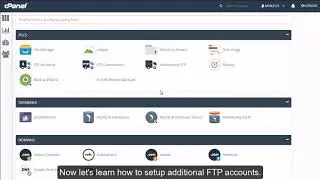How to create additional FTP accounts in cPanel?