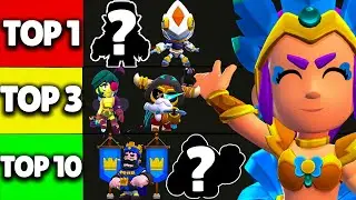 10 MEILLEURS BRAWLERS de BRAWL STARS (facile à monter, meta brawl stars)