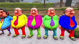 Motu Patlu Playing Hide And Seek With Multiple Colorfull John The Don In Gta 5