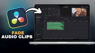 How To FADE Audio CLIPS In Davinci Resolve in SECONDS!