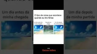 EU QUANDO SAIU PARA VIAJAR #shorts