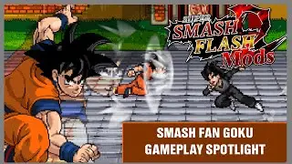 SSF2 Mods Gameplay Spotlight: Smash Fan Goku! (SSF2.1.3)