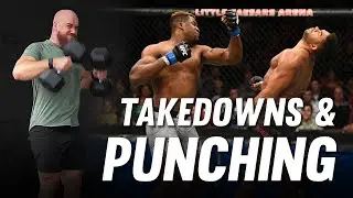 Dumbbell Exercise for Explosive Takedowns & Knockout Power! (Hang Power Clean Tutorial)