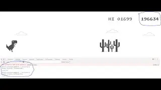 Google chrome dinosaur game hack code | JavaScript