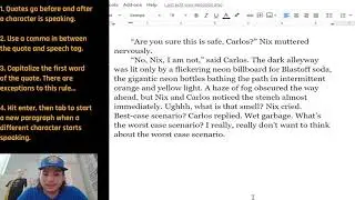 Using Quotation Marks in Google Docs