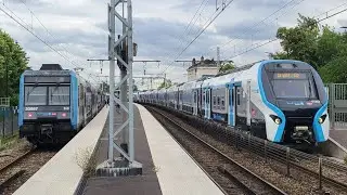 (FHD) Les Z20500 et les Z58500 (RER NG) sur le RER D