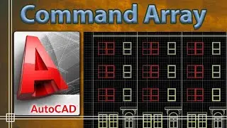 Autocad - How to use Array (Rectangular, Polar and Path)