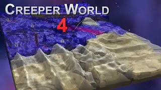 Soloing a mverse map for the extra challenge | FPS: Seeing Double | qople | Creeper World 4 Gameplay
